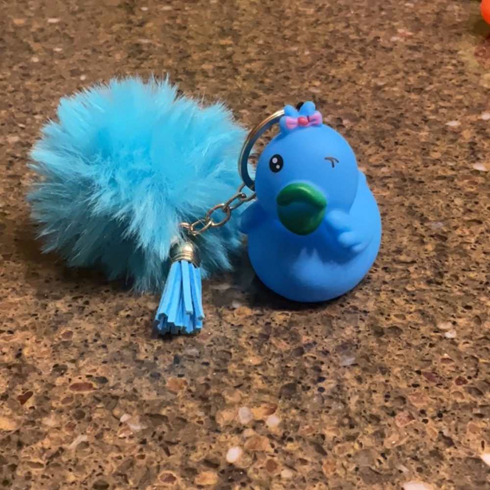 BLUE BELLA RUBBER DUCKIE